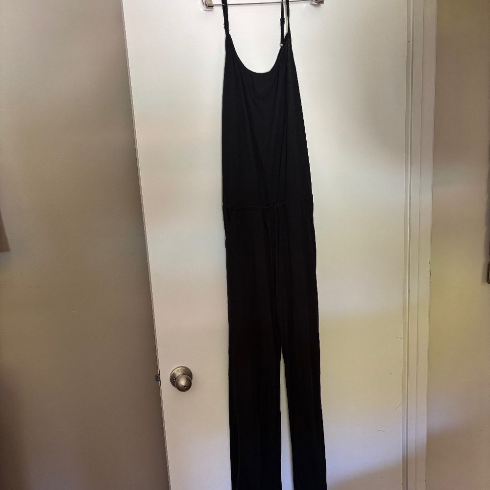 Becca black swimsuit cover up romper